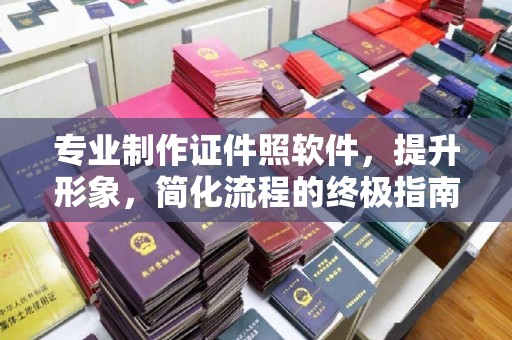 武定专业制作证件照软件，提升形象，简化流程的终极指南